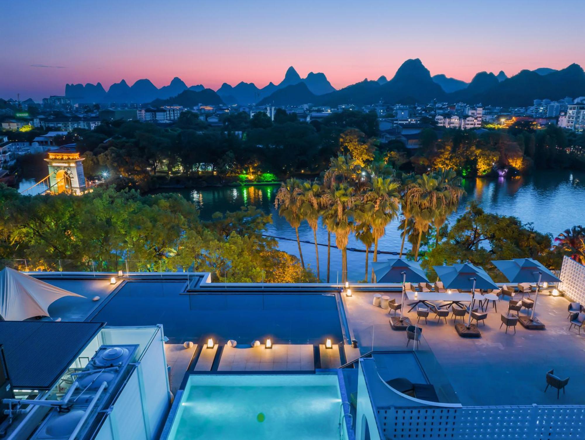 Lijiang Moon Hotel - Guilin East And West Lane Two Rivers And Four Lakes Scenic Area מראה חיצוני תמונה